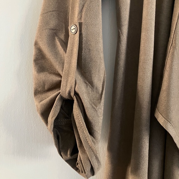 NWT Philosophy bronze color fall earth tones long duster cardigan size XS - Picture 5 of 15